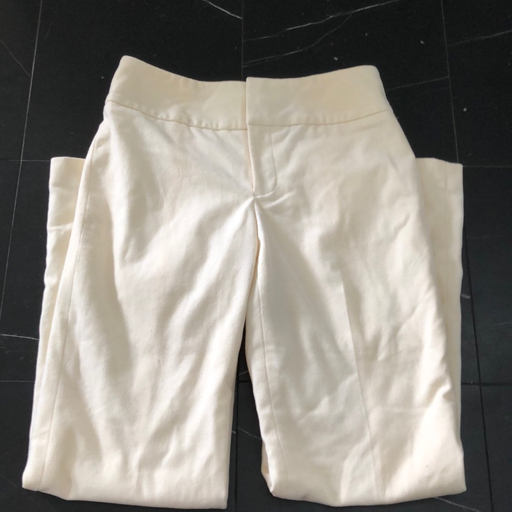 Banana Republic Cream Wool Pants